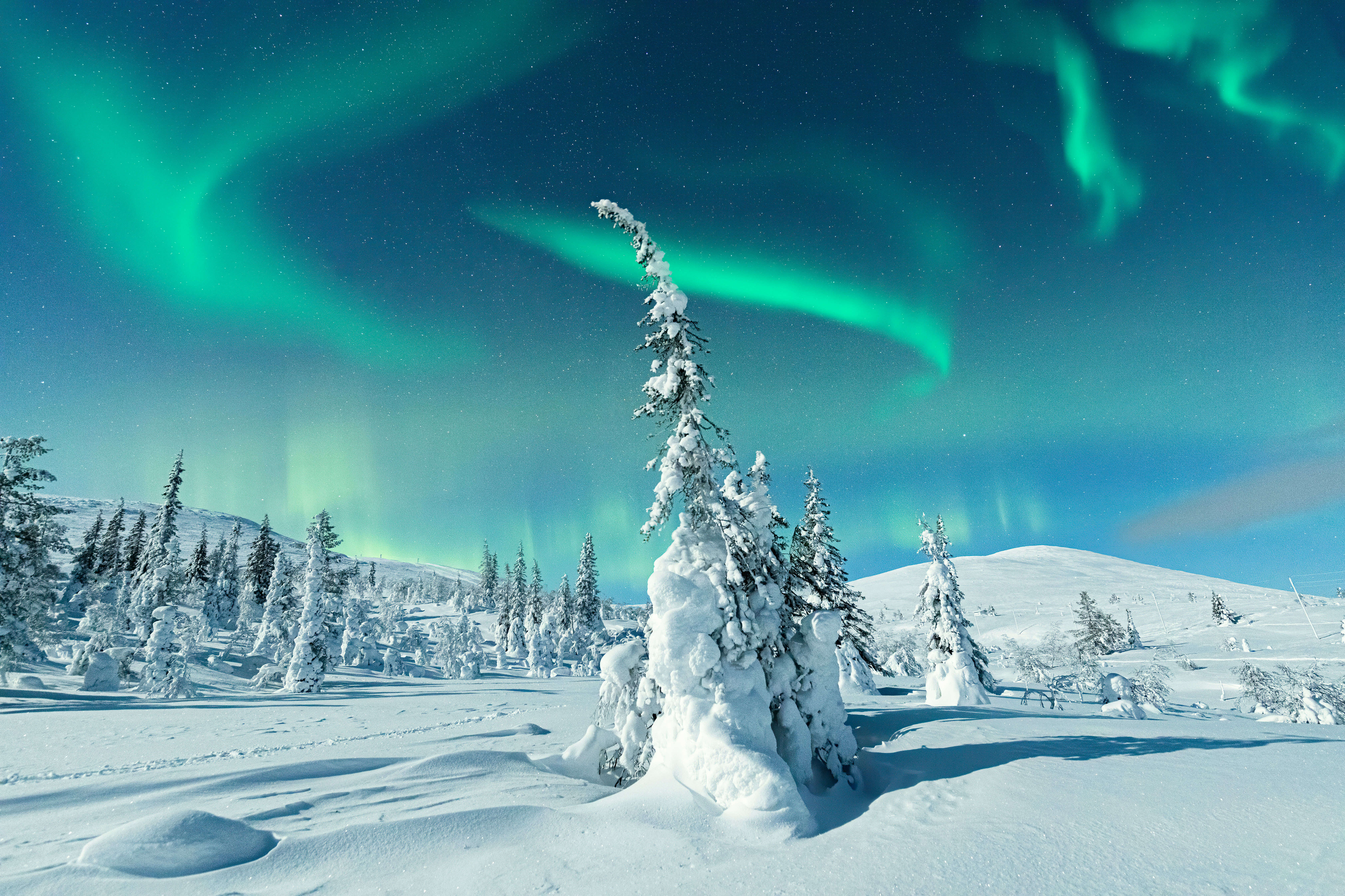 The Northern Lights in Finnish Lapland