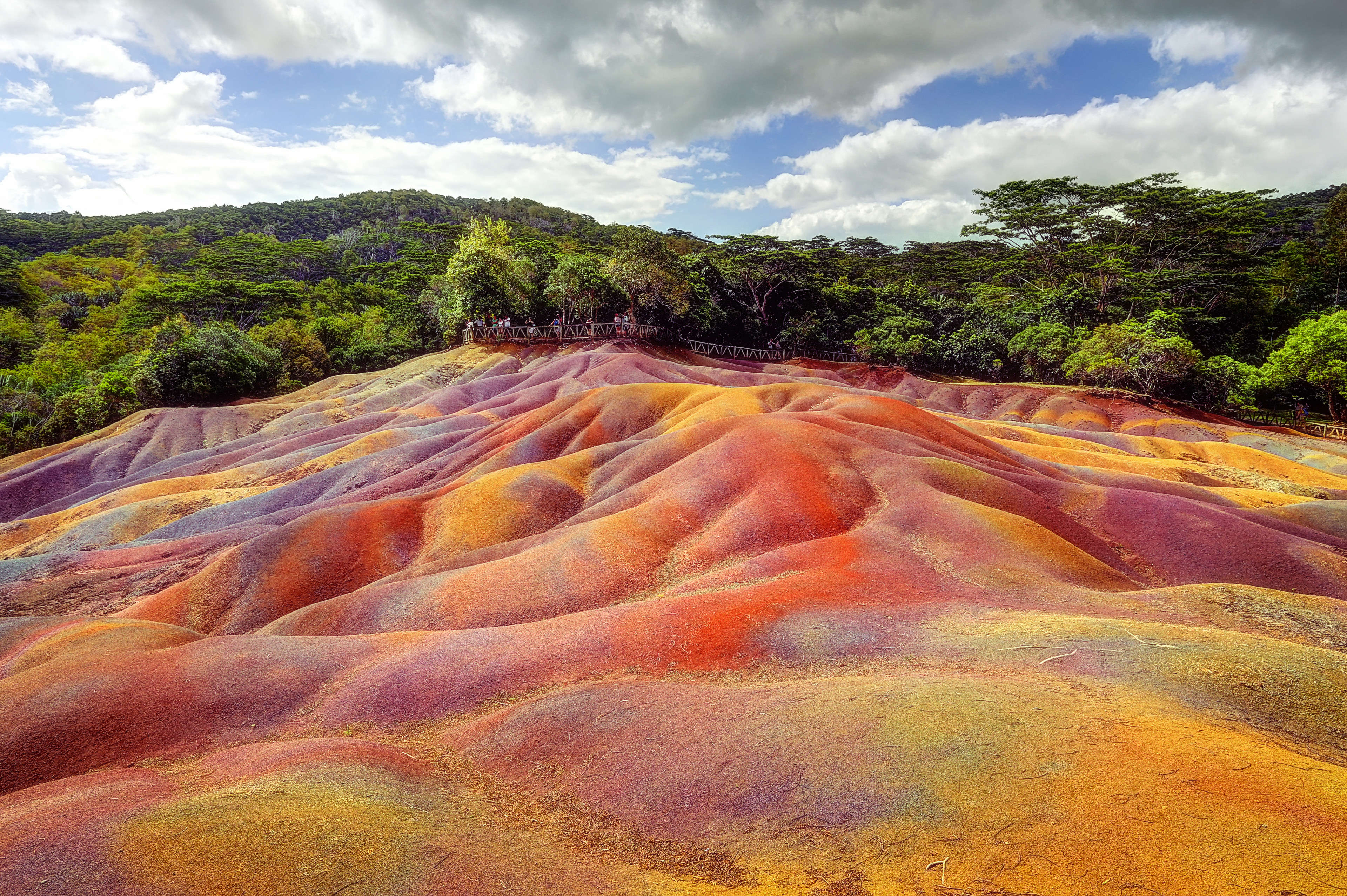 Seven Coloured Earths, Chamarel, Mauritius