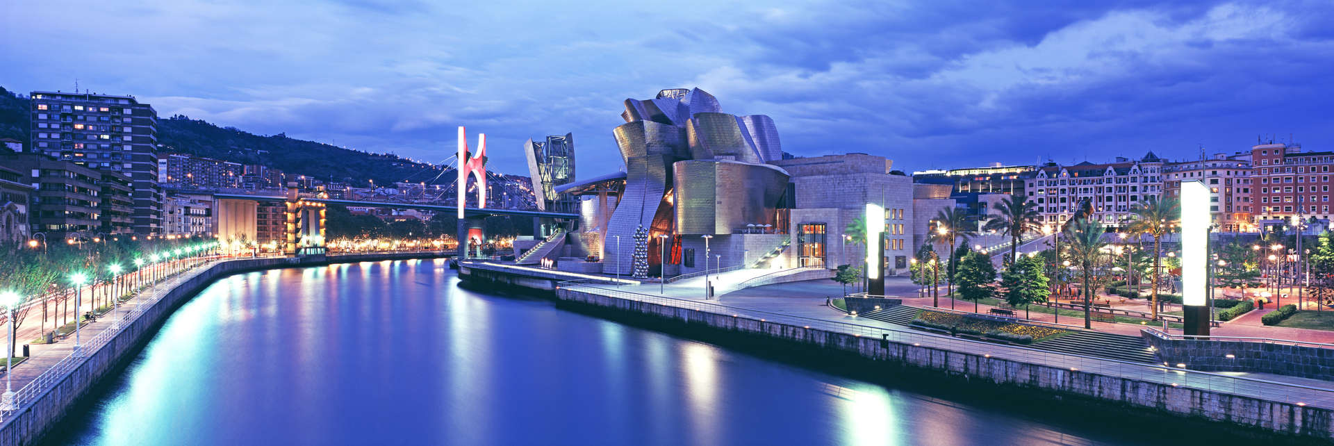 The Guggenheim Bilbao, designed by Frank Gehry