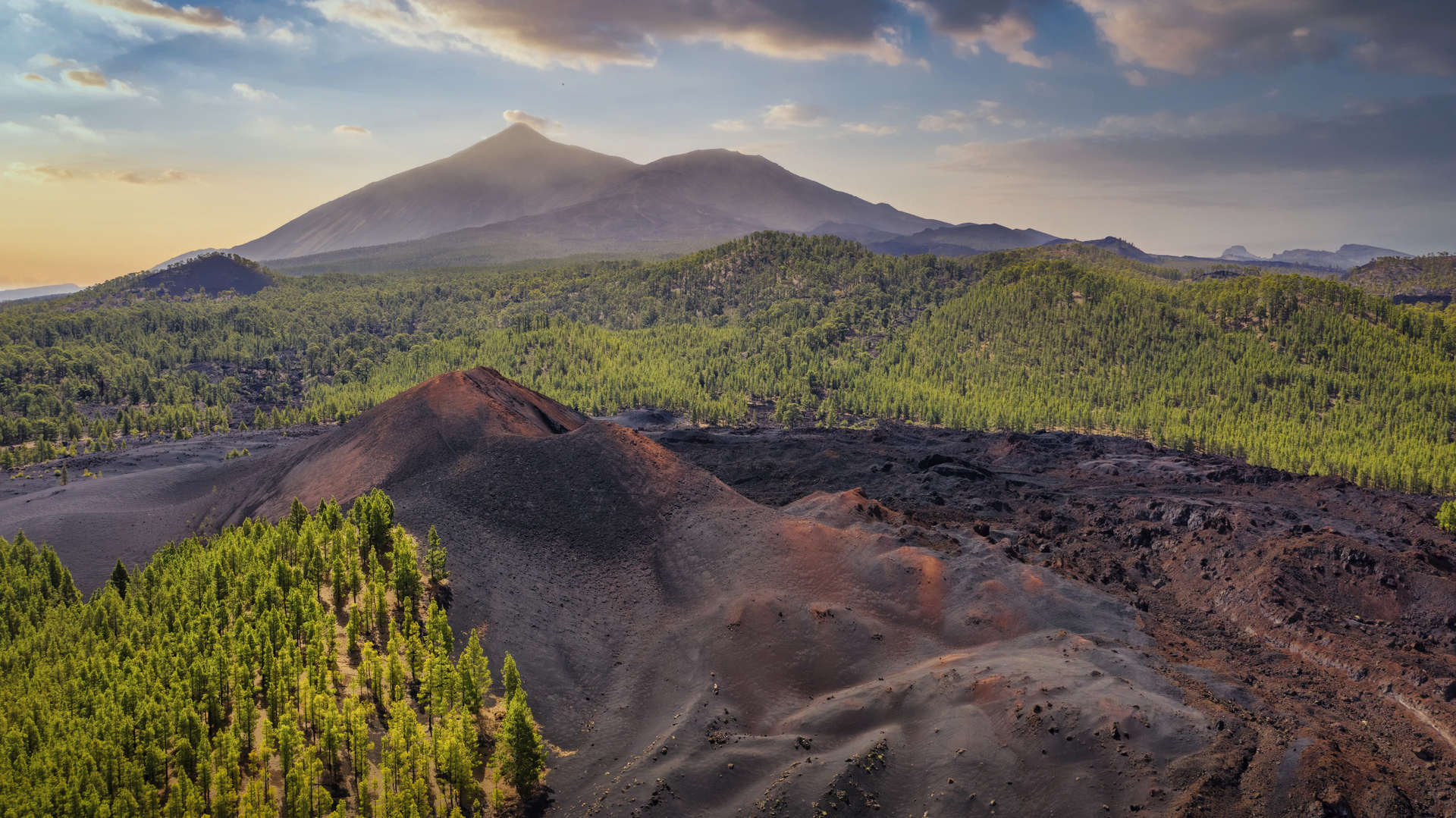 The towering centrepiece of Teide National Park is Mount Teide