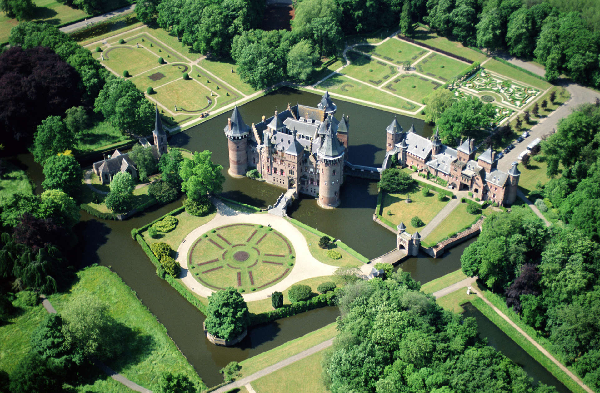 The Netherlands is home to some three hundred castles that date from medieval times to the twentieth century